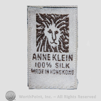 Clothing label : Anne Klein.