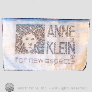 Clothing label : Anne Klein.