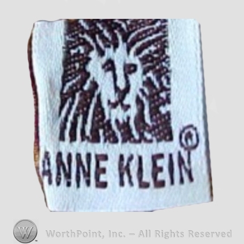 Clothing label : Anne Klein.