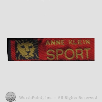 Clothing label : Anne Klein.