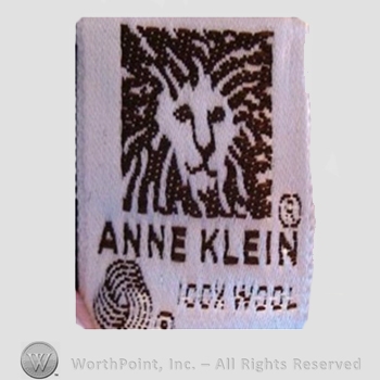 Clothing label : Anne Klein.