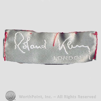 Clothing label : Roland Klein.
