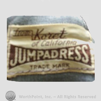 Clothing label : Koret of California.