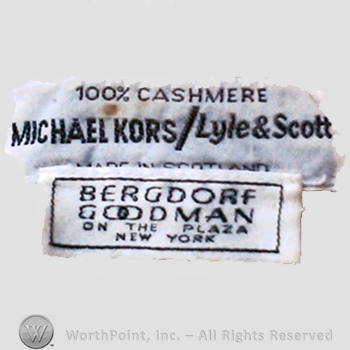 Clothing label : Michael Kors.