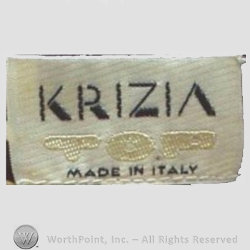 Clothing label : Krizia.