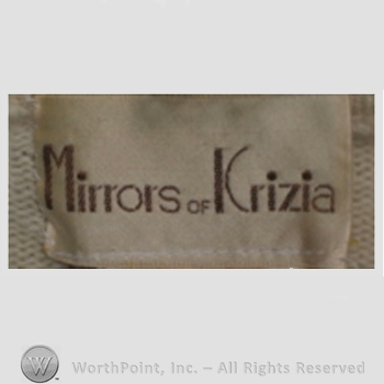 Clothing label : Krizia.
