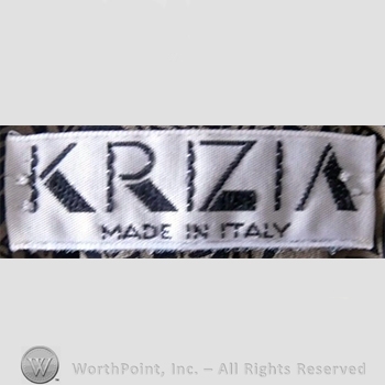 Clothing label : Krizia.