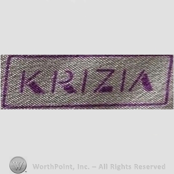 Clothing label : Krizia.