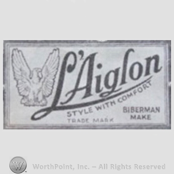 Clothing label : L'Aiglon.