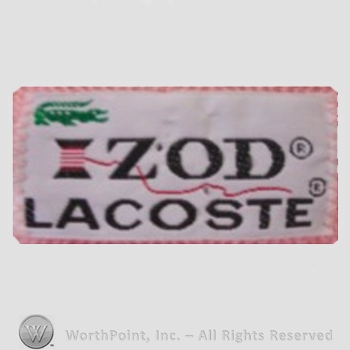 Clothing label : LaCoste.