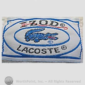 Clothing label : LaCoste.