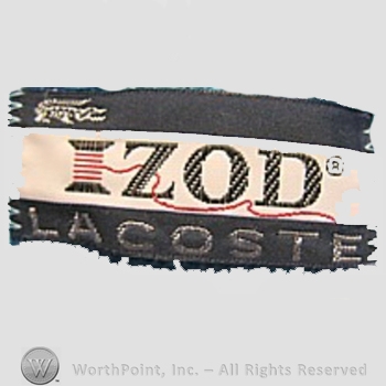 Clothing label : LaCoste.