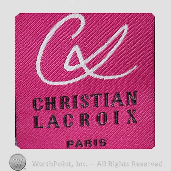 Clothing label : Christian LaCroix.