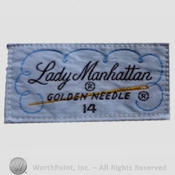 Clothing label : Lady Manhattan.