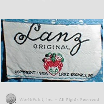 Clothing label : Lanz.