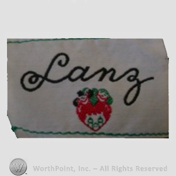 Clothing label : Lanz.