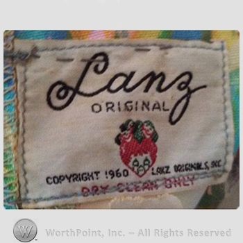 Clothing label : Lanz.