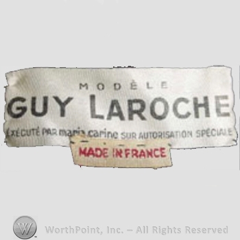 Clothing label : Guy Laroche.