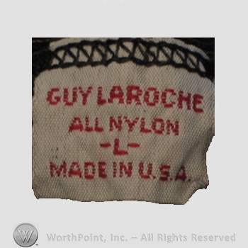 Clothing label : Guy Laroche.