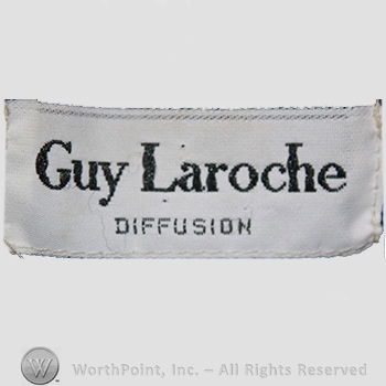 Clothing label : Guy Laroche.