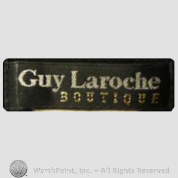 Clothing label : Guy Laroche.