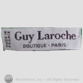 Clothing label : Guy Laroche.