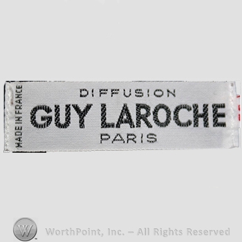 Clothing label : Guy Laroche.