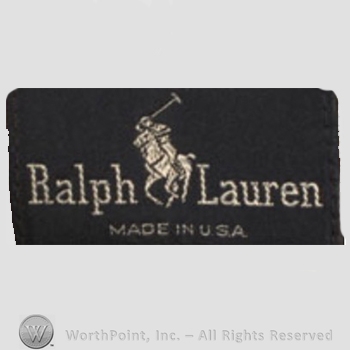 Clothing label : Ralph Lauren.