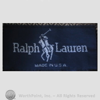 Clothing label : Ralph Lauren.