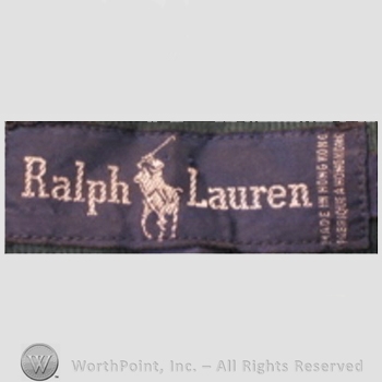 Clothing label : Ralph Lauren.
