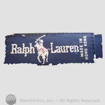 Clothing label : Ralph Lauren.