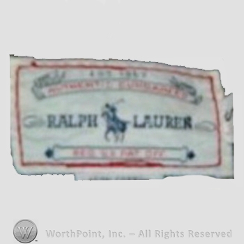 Clothing label : Ralph Lauren.
