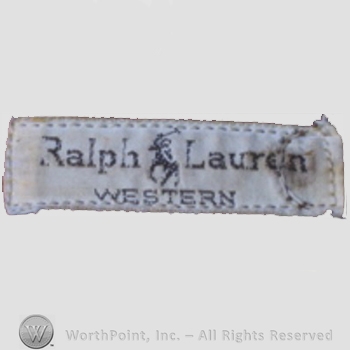 Clothing label : Ralph Lauren.