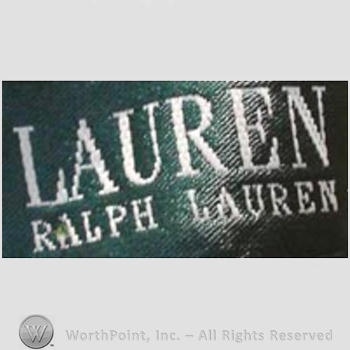 Clothing label : Ralph Lauren.