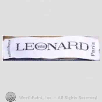 Clothing label : Leonard.