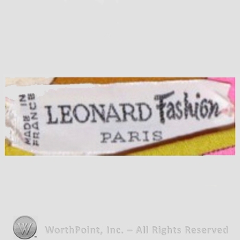 Clothing label : Leonard.