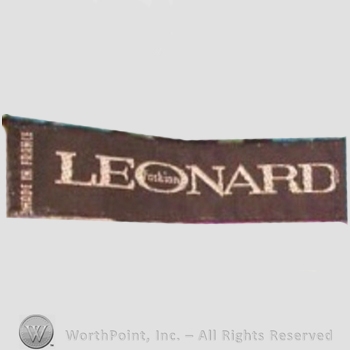 Clothing label : Leonard.