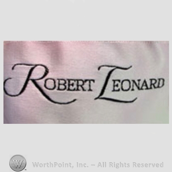Clothing label : Robert Leonard.