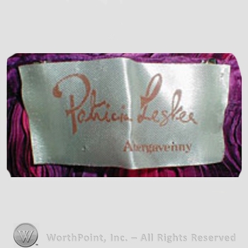 Clothing label : Patricia Lester.