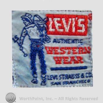 Clothing label : Levi Strauss.