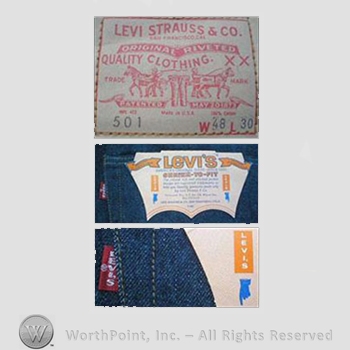 Clothing label : Levi Strauss.
