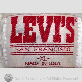 Clothing label : Levi Strauss.