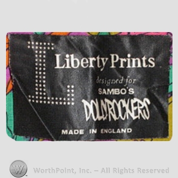 Clothing label : Liberty.