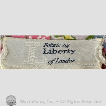 Clothing label : Liberty.