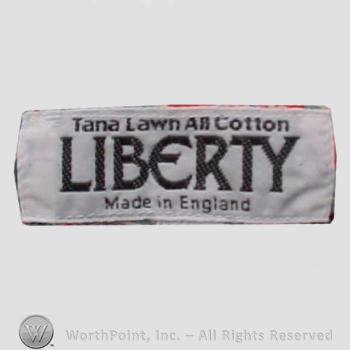 Clothing label : Liberty.