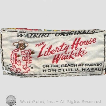 Clothing label : Liberty House.