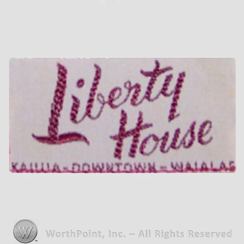 Clothing label : Liberty House.