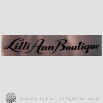 Clothing label : Lilli Ann.