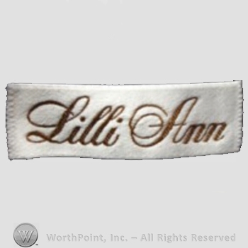 Clothing label : Lilli Ann.