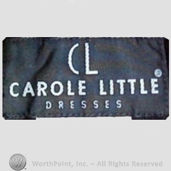 Clothing label : Carole Little.